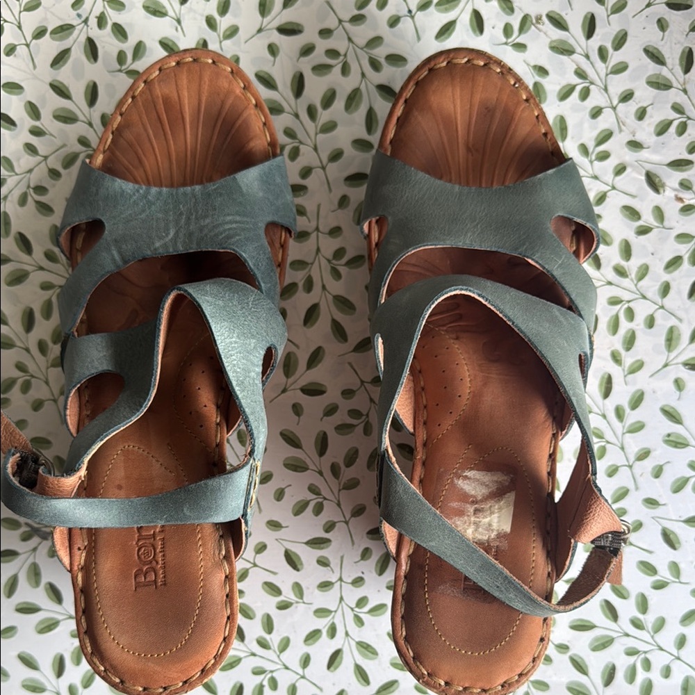 Born Women's Green Sandals #63